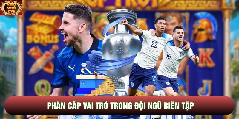 Phân cấp vai trò trong đội ngũ biên tập Phân cấp vai trò trong đội ngũ biên tập