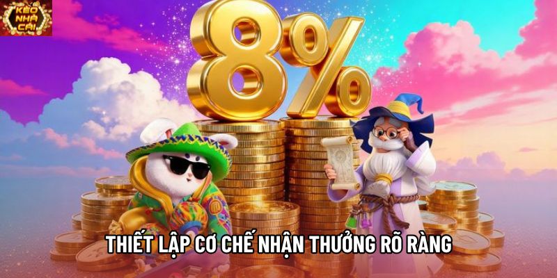 Thiết lập cơ chế nhận thưởng rõ ràng Thiết lập cơ chế nhận thưởng rõ ràng